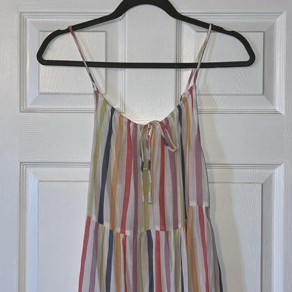 Old Navy | Rainbow Strip Maxi Dress | Size XS - Picture 2 of 3
